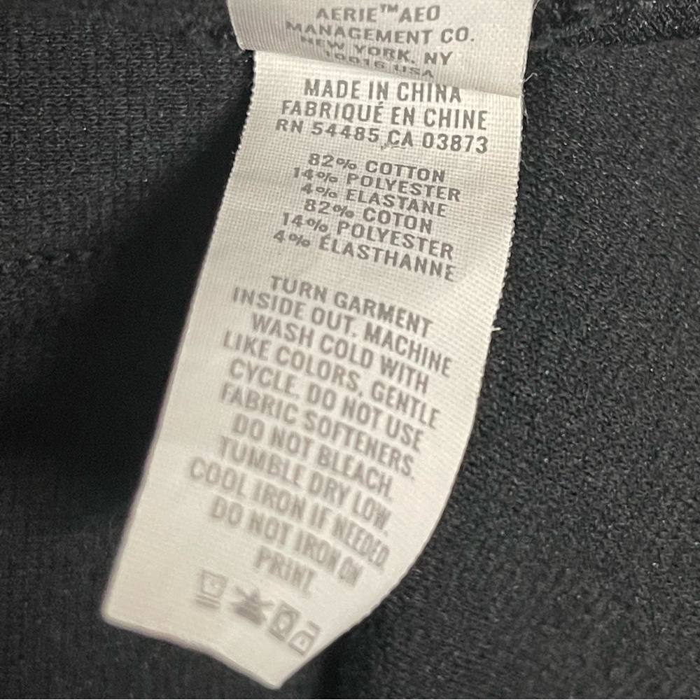 Offline by Aerie Black Flared Hi-Rise Sweatpants Sz Medium - Picture 7 of 10